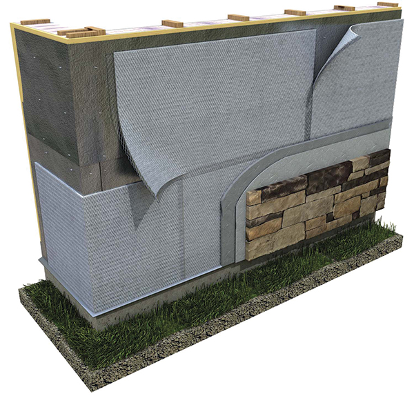 Flashing for Adhered Masonry Veneer