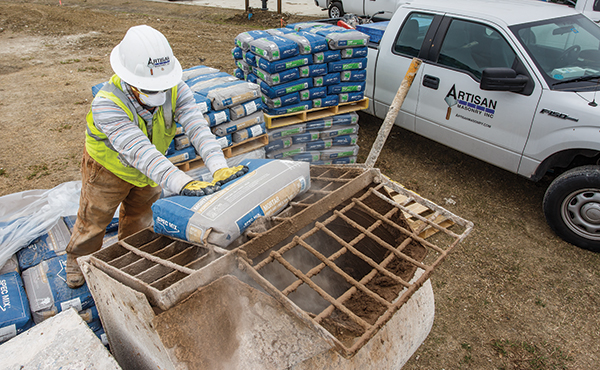 We spend a lot of time with our architects on color selection.